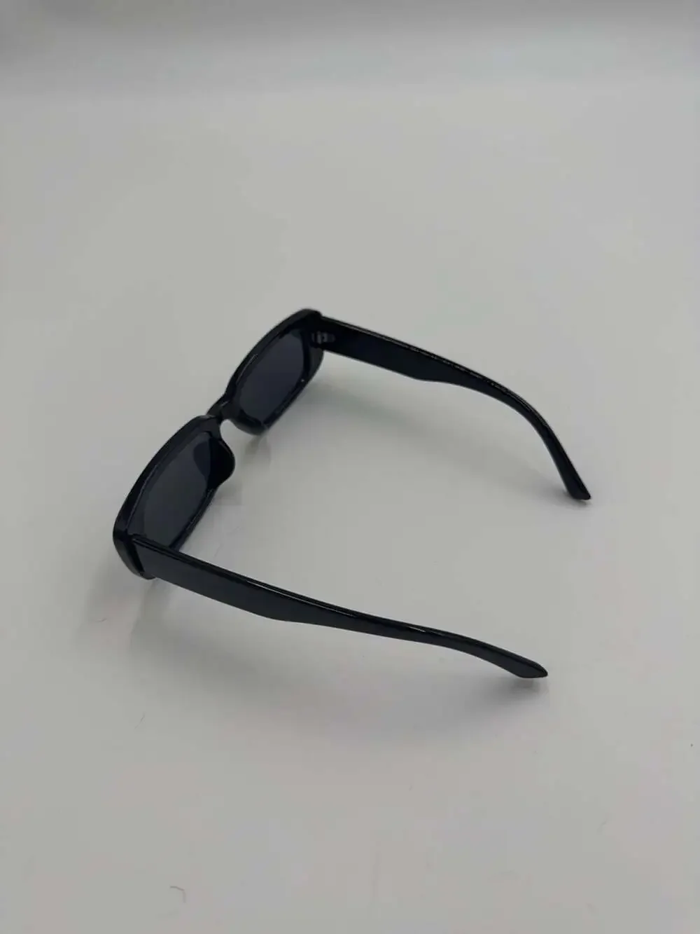 Y2K‎ Black Rectangular Frame Sunglasses